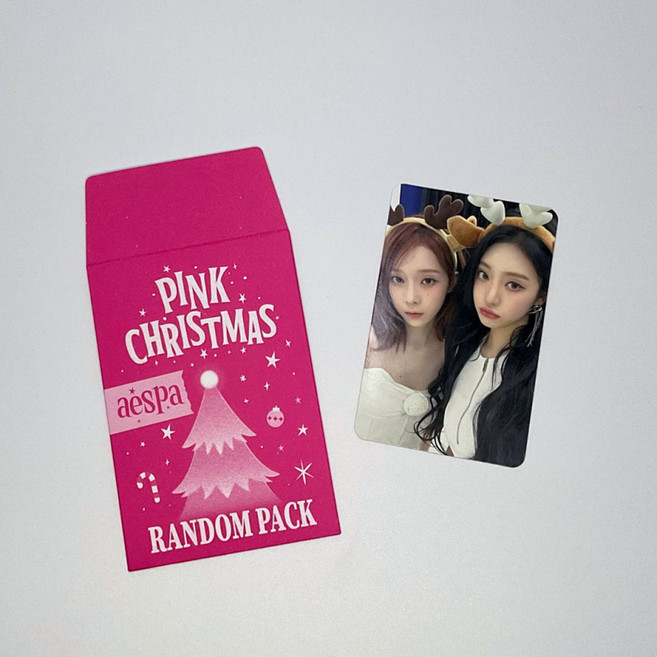 에스파 윈터 닝닝 2023 핑크 크리스마스 스페셜 유닛 포토카드 포카 aespa WINTER NINGNING 2023 PINK CHRISTMAS SPECIAL PHOTOCARD, 일반