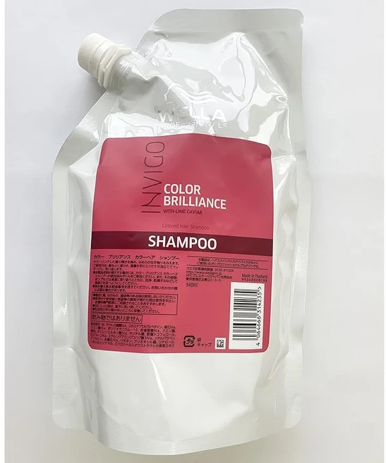 INVIGO 인비고 WELLA 웰라 컬러 브릴리언스 컬러 헤어 샴푸 940ml 리필, 1개, 1g - 쿠팡