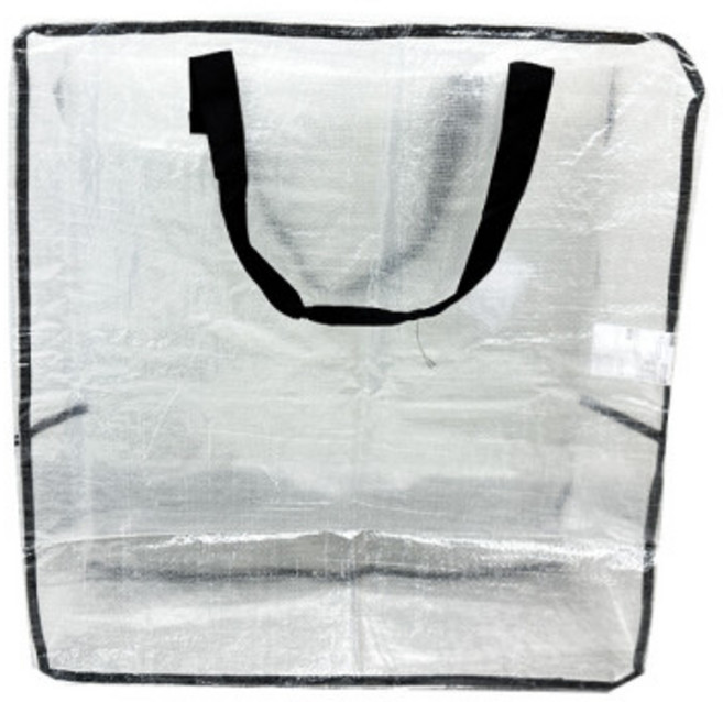 이케아 딤파 투명 수납 가방 대형, 투명색, 1개