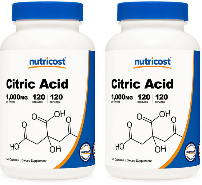 뉴트리코스트 구연산 1000mg 캡슐, 2개, 120회분