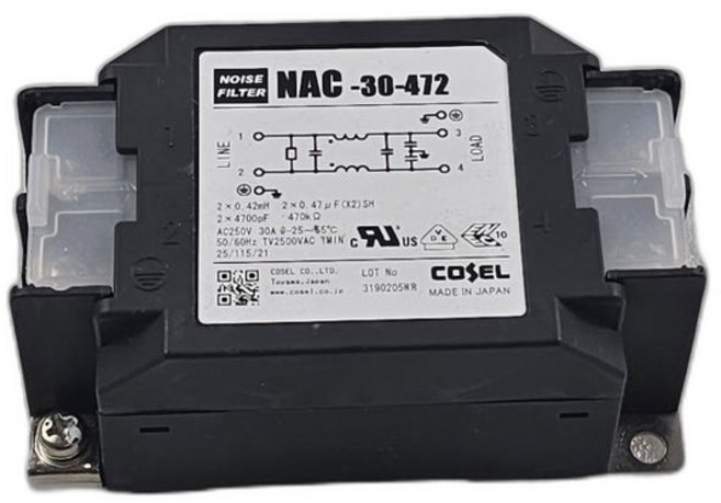 COSEL NOISE FILTER NAC-30-472 성능검사완료, 상세설명 참조, 1