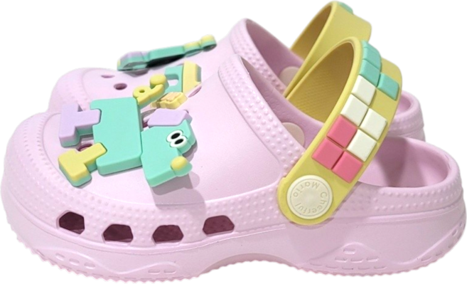 벨로르 키즈 캐릭터 클로그 슬리퍼