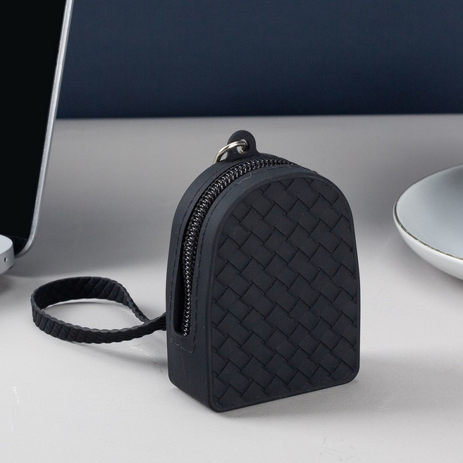 編織紋多功能收納鑰匙包