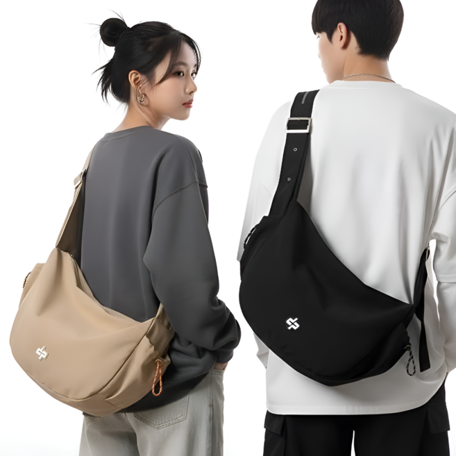 DUGN 남녀공용 데일리 학생 학원 크로스백 메신저백 슬링백 보부상 가방