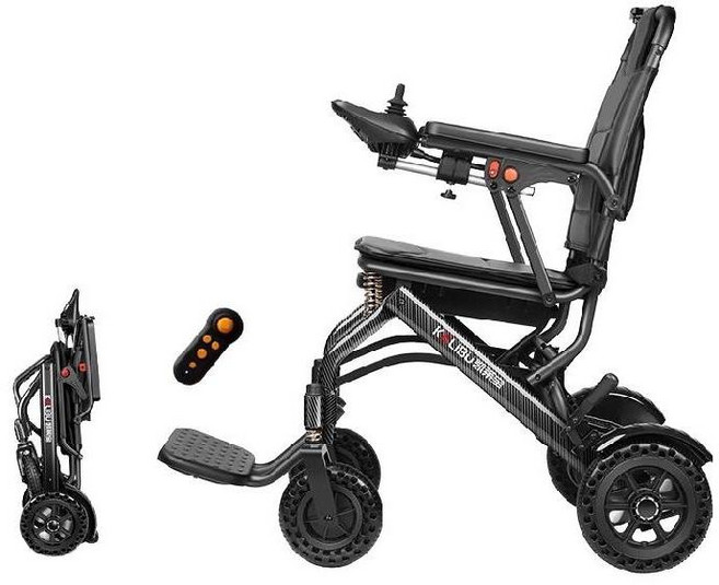 초경량 접이식 전동 보행기 휠체어 알루미늄 보조, 10AH, 1개