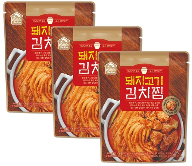 COST Mama's Choice 돼지고기 김치찜 700g x 3, 3개, 2.1kg