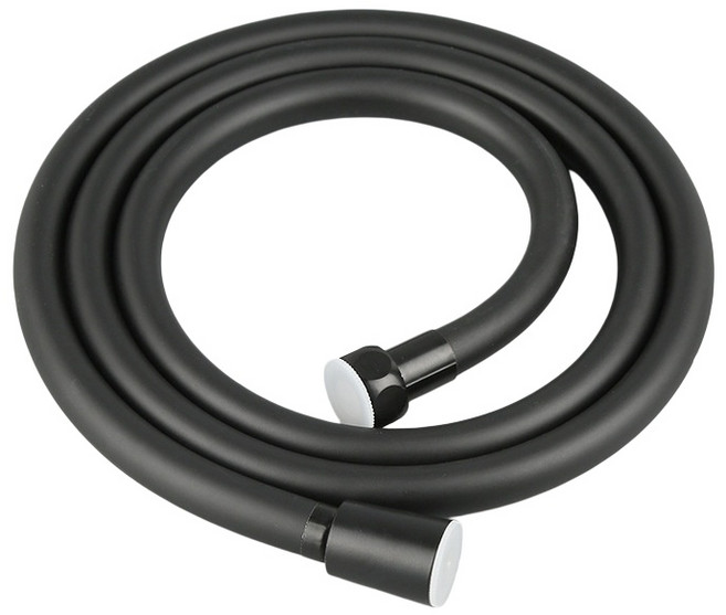 퓨어수 PVC 샤워호스, 2m, 블랙