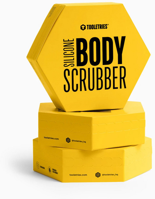 Tooletries 툴레트리스 바디스크러버 / 샤워타올 / 샤워용품, 다크그레이, 1개, 1개입