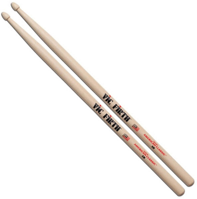 빅퍼스 Vic Firth American Classic 5B 히코리 드럼스틱, 1세트