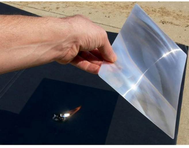 8.3" x 11.75" 대형 3X 프레넬 렌즈 전체 페이지 확대기 -- 태양열 오븐 / DIY 프로젝션 TV 플랜 (프리미엄 등급 1팩), 1 1 pack PREMIUM GRADE Large L