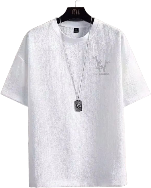 남자 얇은 캐주얼 루즈핏 반팔 상의 여름 프린트 빅사이즈 반팔 티 뉴타임즈 2603CW3003