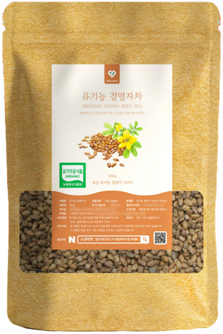 국산 유기농 볶은 결명자차 효능 눈에 좋은 차 300g 1개입, 1개