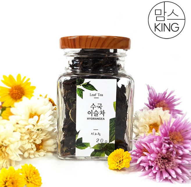 [창원몰][차오름꽃차]수제로 만든 수국이슬차 20g, 1개, 1개입