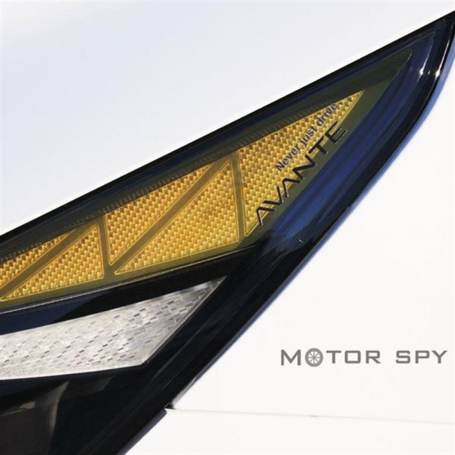 [모터스파이] 현대 호환 아반떼CN7 라이트 리플렉터 북미셩 컬러 보호필름 스티커, 라이트그린