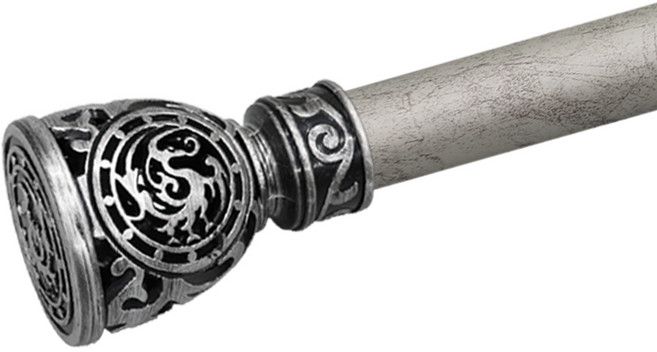 한국레일갤럭시 35mm 로얄 커튼봉 커텐봉, 실버