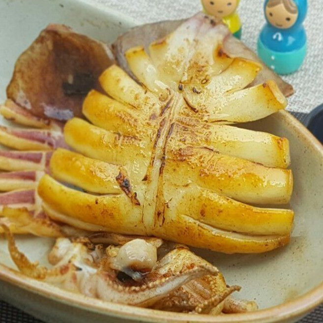 오바다 반건조 오징어 반건조오징어 파품 1kg 6~13미, 1개