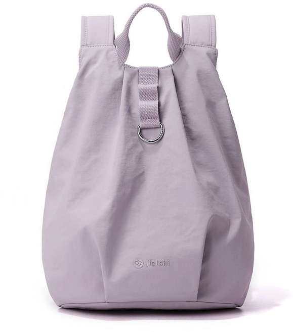 Jielshi 時尚百搭女士背包，休閒簡約雙肩包，防潑水尼龍布包, 西西里島