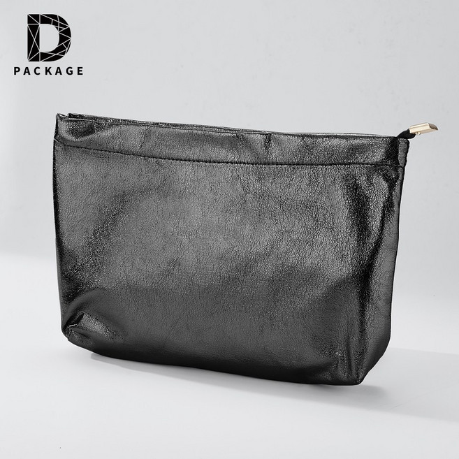 샤이닝 다용도 펄 파우치 미니 클러치, 블랙, 1개