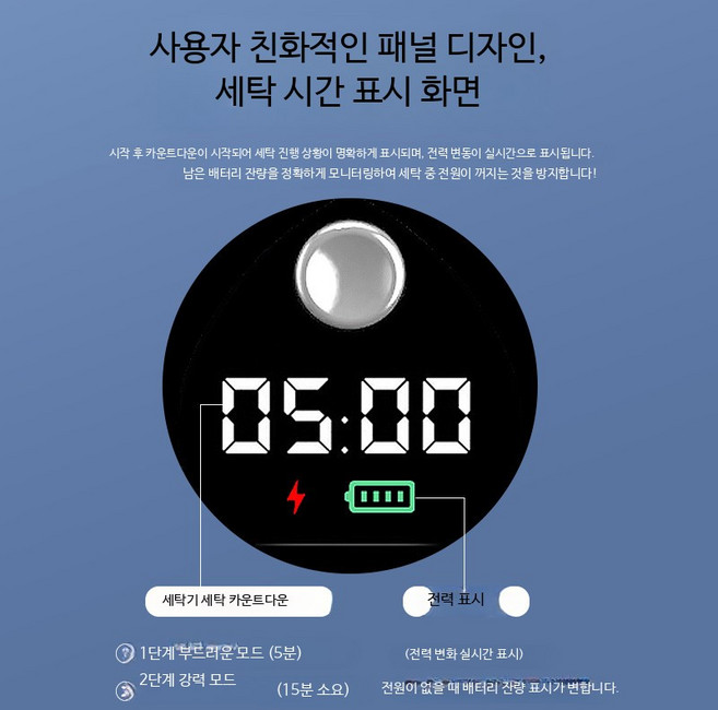 미니세탁기 3kg 속옷 양말 전용 초소형 강력한 탈수 캠핑용 원룸 자취생 필수품, 플러그인 블루라이트 살균 베이지, 단일 모델