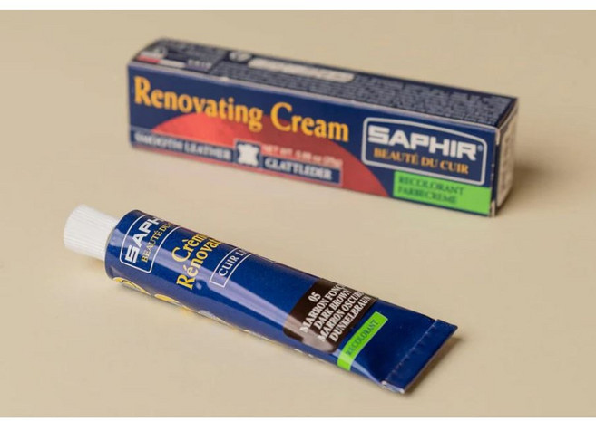 사피르 레노베이팅 가죽 복원 재생 크림 명품 가방 수선 색상 까짐 색 바램 셀프 염색약 쇼파 구두 관리 용품 가죽 복원제
