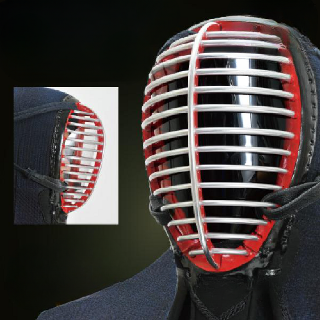 검도 호구 입문용 초보자 헤드기어 머리 앞면 보호대, 1개