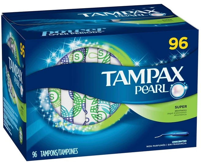 TAMPAX 펄 슈퍼 96 탐폰, 1개 - 쿠팡