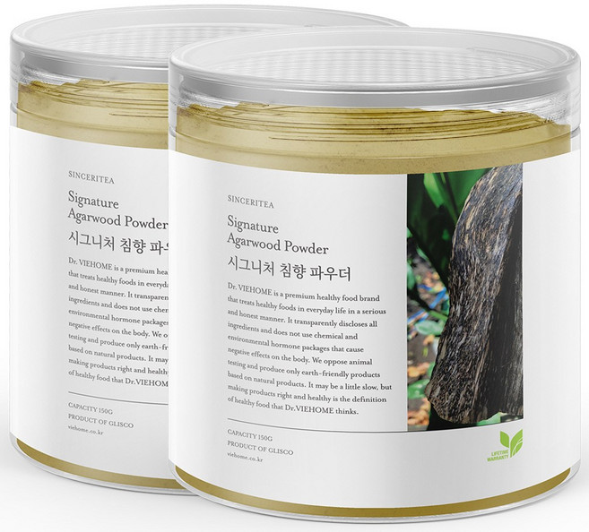 신서리티 닥터비옴 100% 오리지널 침향 가루 150g, 2개
