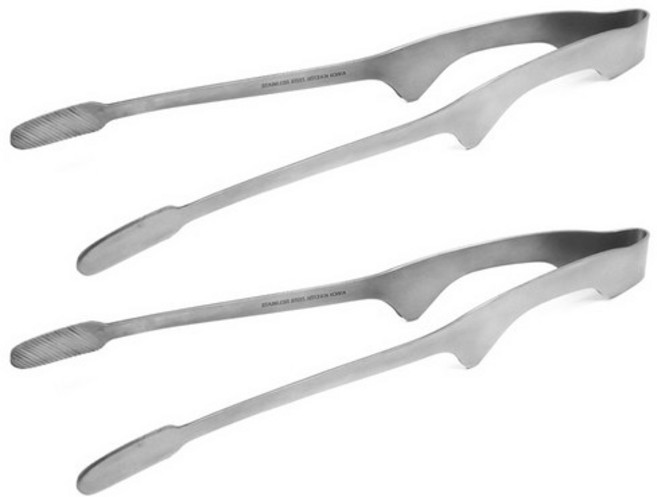 코코렉스 초밥 뷔페 다용도 위생 집게, SilverColor, 4개