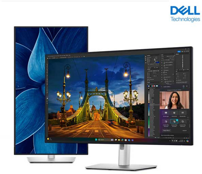 델 울트라샤프 120Hz 4K HDR UHD 32모니터 USB-C 썬더볼트 지원, U3225QE, 80cm