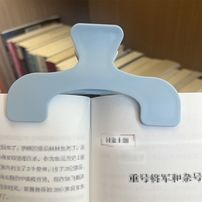 [더알파/북클립] 12cm 대형 책고정집게 북스토퍼, 1개, 파란색