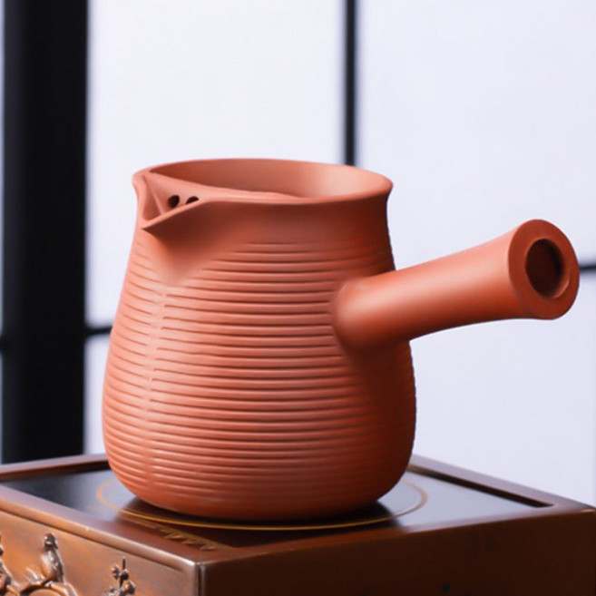 柴燒大容量陶瓷煮茶壺, 1個, 1000ml, 2026款   550ML 紫砂不上釉