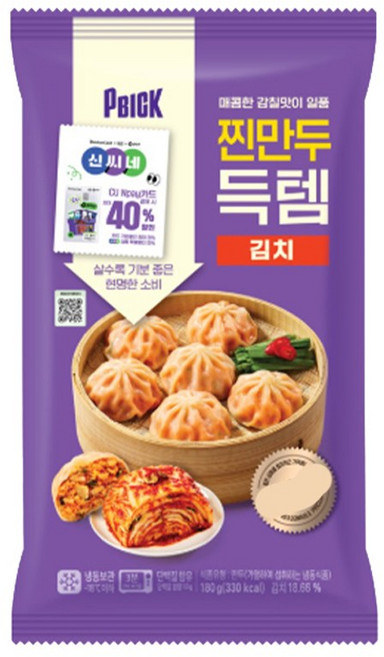 찐만두득템 김치 180g x 4개