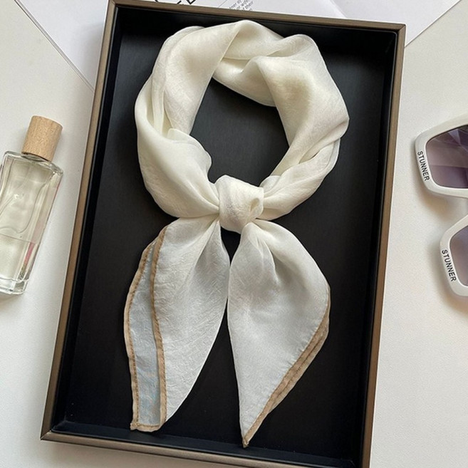 캐주얼 레터링 반집업 오버핏 후드티 여성스카프 스카프 엄마선물 쁘띠스카프 봄스카프