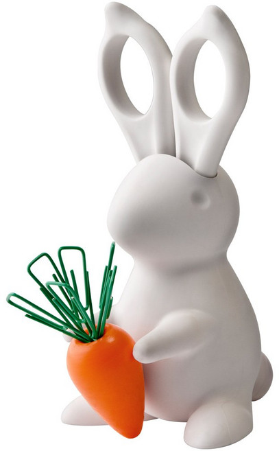 퀄리 당근 토끼 가위, 화이트, 1개