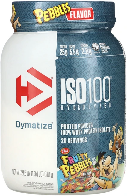 다이마티즈뉴트리션 ISO100 가수분해 100% 분리유청단백질 과일 페블 610g(1.34lbs), 1개, 610g - 쿠팡