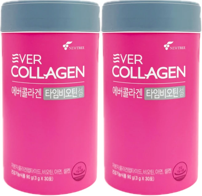 뉴트리 에버콜라겐 타임 비오틴셀, 90g, 2개 - 쿠팡