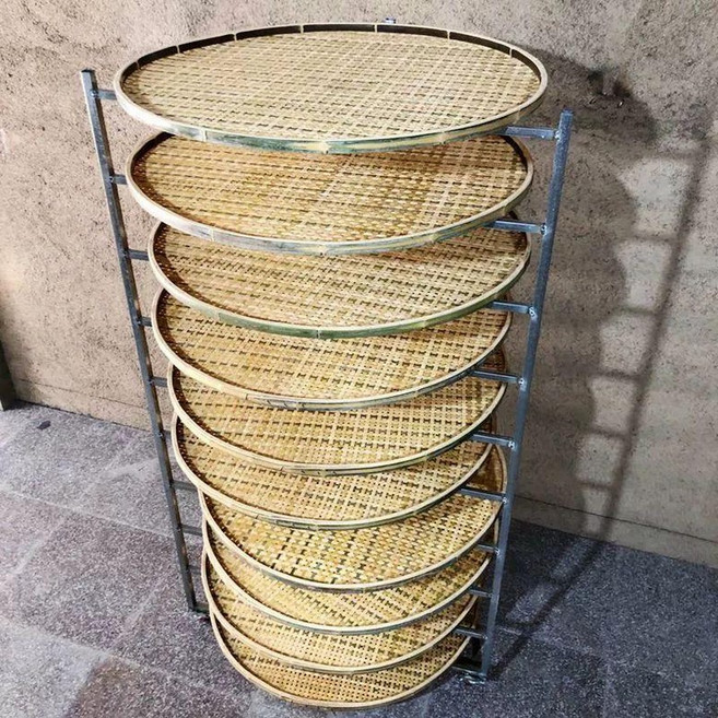 식품 건조대 랙 찻잎 건어물 말리기 가정용 다용도 스테인리스, 10칸 10개 106cm 거친공, 기본 색상