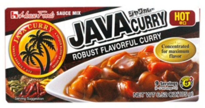 House 자바 카레 매운맛, 185g, 9개