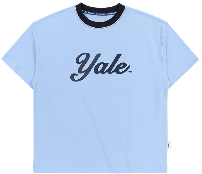 예일 키즈 예일 필체 세미오버핏 티셔츠 YAK23TS46