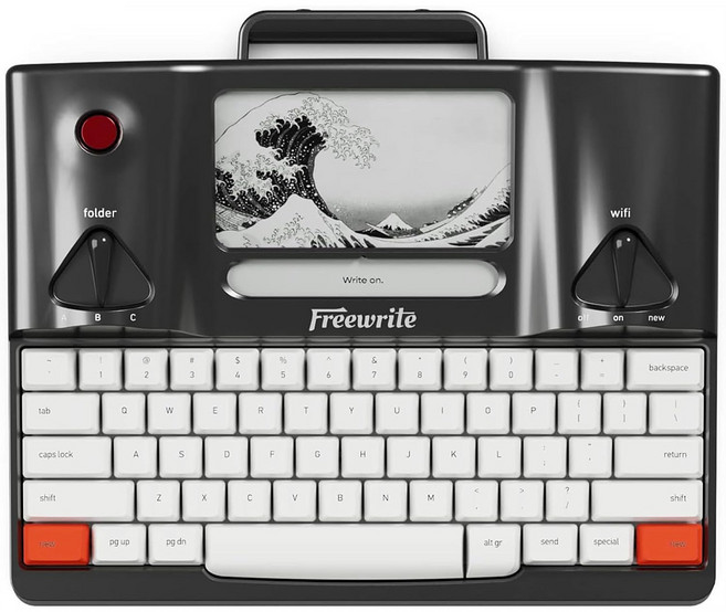 Freewrite Traveler FST-03 스마트 타자기 E-잉크 디스플레이