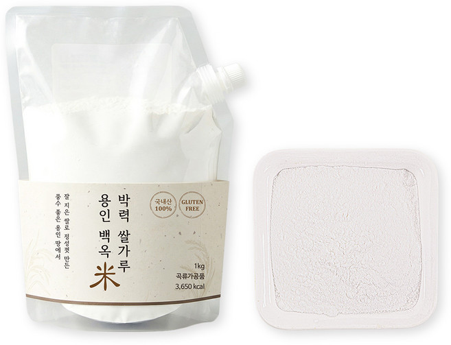 용인 백옥미 박력 쌀가루, 1개, 1kg