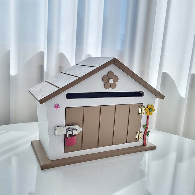 글자선택 번호 다이얼 자물쇠 플라워 가로형 우체통 소통함 건의함 마음의소리함 고충처리함 칭찬함 고객소리함 고민상담함 상담함 외 다수, 브라운