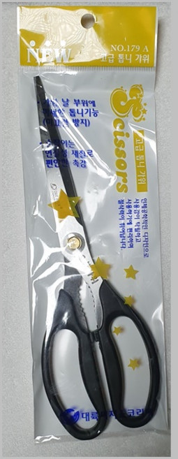 [셰프앤쿡] 대륙씨저스 오복 179 고급 톱니가위 업소용 가정용 고기집 절삭력 좋은 주방가위 최고급가위, 톱니가위(179)