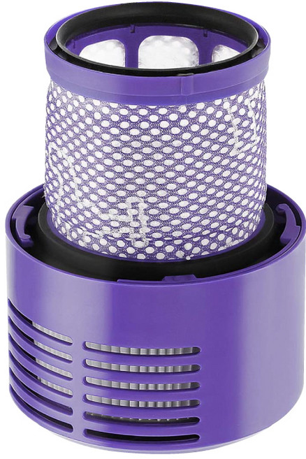 蟎著媽 適用 Dyson 戴森 V10 SV12 969082-01 吸塵器 濾網, 1個, 後置濾網長版/單入(台美版本), 969082*1