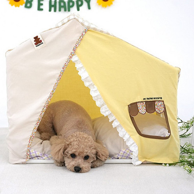 강아지집 강아지하우스 비주 뉴 프레임하우스, 1개, 텐트형