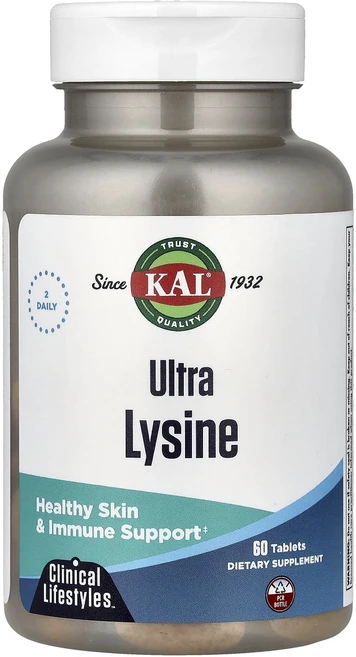 KAL 울트라 라이신 립 60 태블릿, 6개, 60정 - 쿠팡