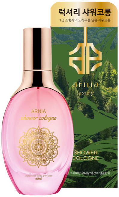 아르니아 프리미엄 샤워코롱 고급스러운 우디향, 1개, 150ml