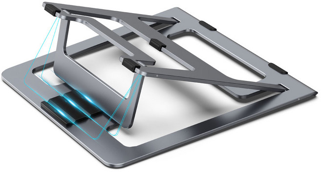 펀디안 파워베슬 맥북 노트북 스탠드, 혼합 색상, 1개