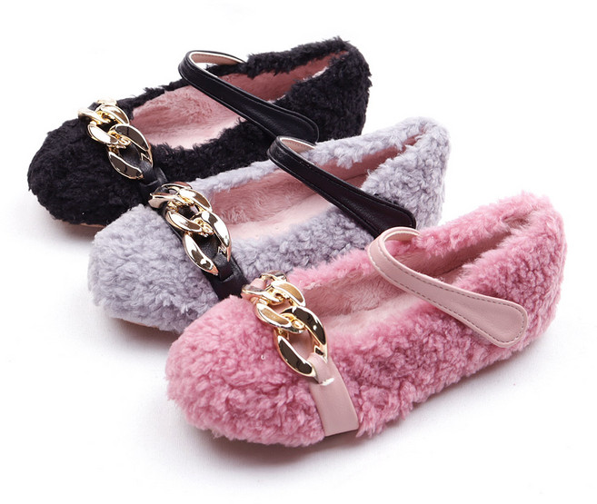 쁘띠 션 털 구두 털안감구두 여아겨울신발 메리제인슈즈