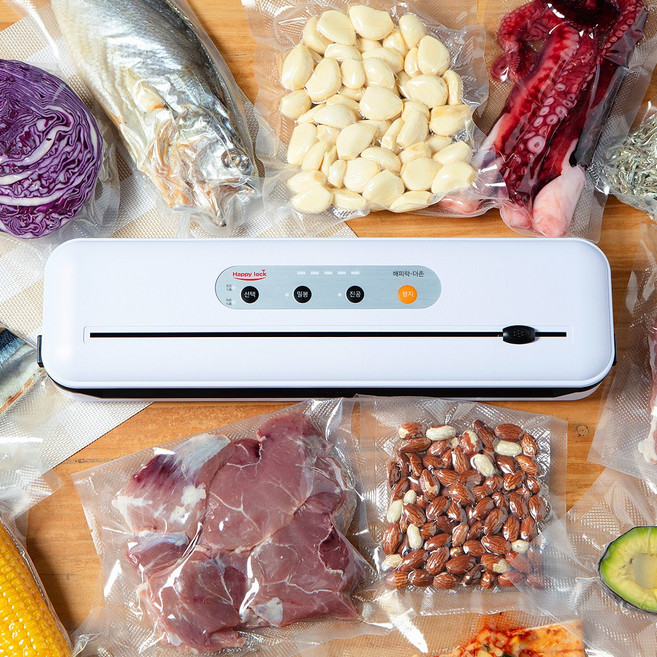 해피락-더존 초간편 가정용 진공포장기+(압축팩 50장 증정)